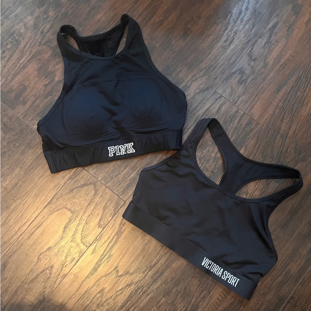 PINK / Victoria’s Secret Sports Bra Bundle - Black Medium M